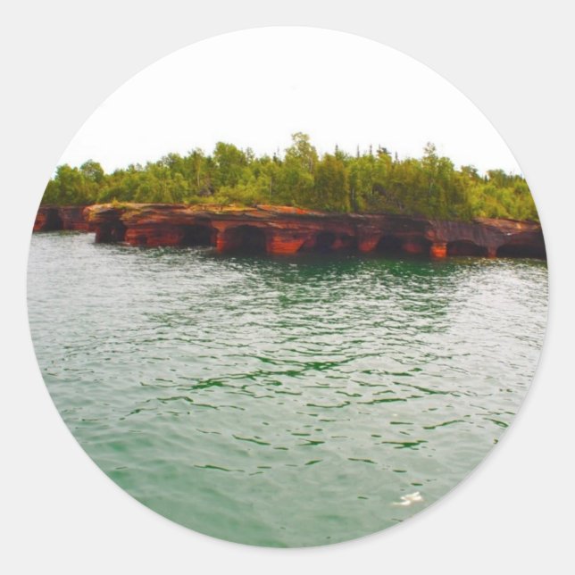 Devil's Island Classic Round Sticker (Front)