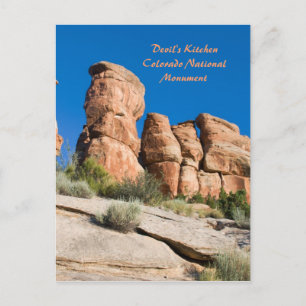 Devil's Kitchen, Colorado National Mnt. Postcard
