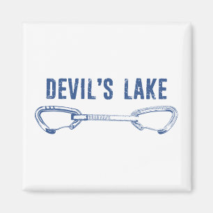 Devil's Lake Climbing Quickdraw Magnet