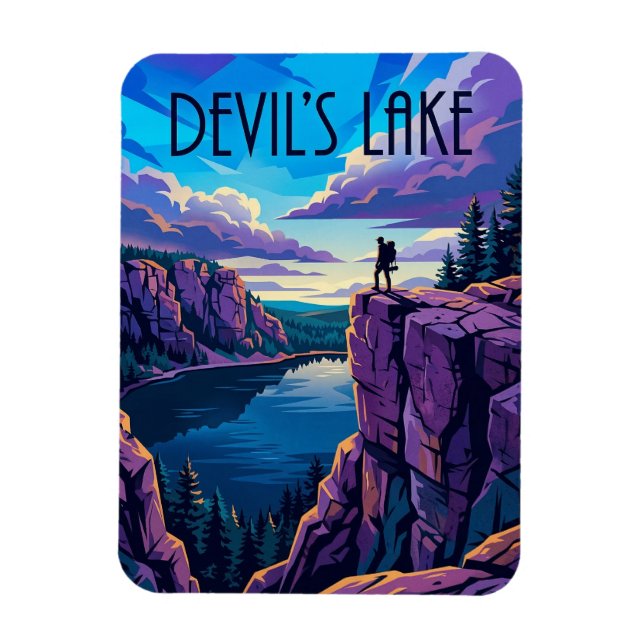 Devil's Lake Magnet (Vertical)