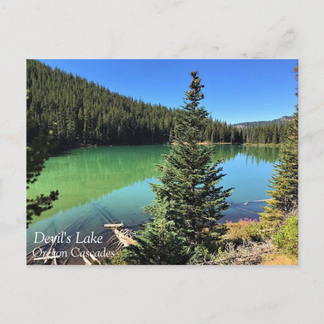 Devil's Lake, Oregon Postcard (Front)