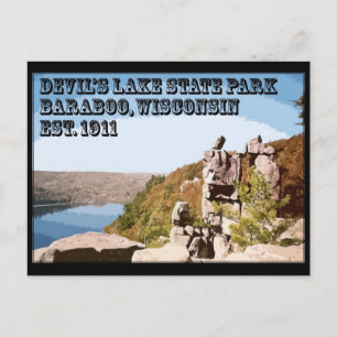 Devil's Lake State Park Postcard