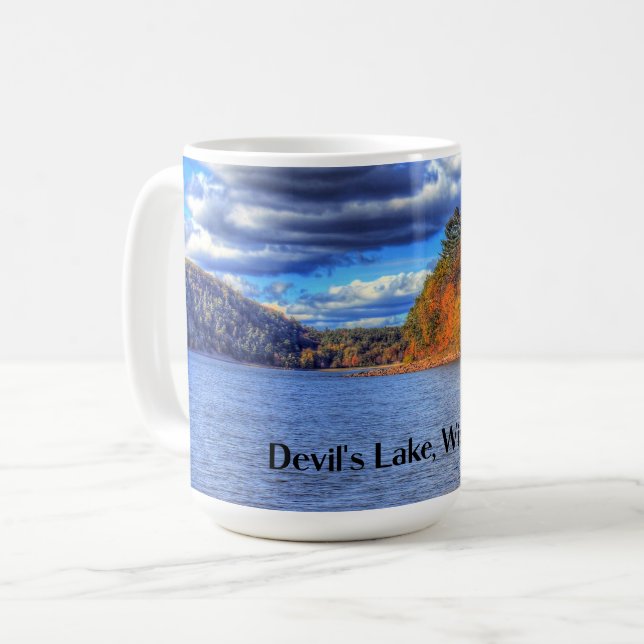 Devil's Lake, Wisconsin Coffee Mug (Front Left)