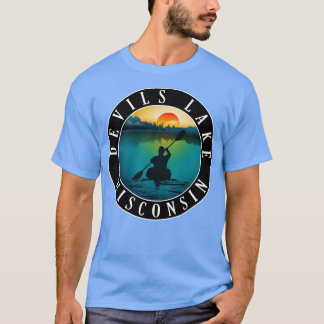 Devils Lake Wisconsin Kayaking T-Shirt