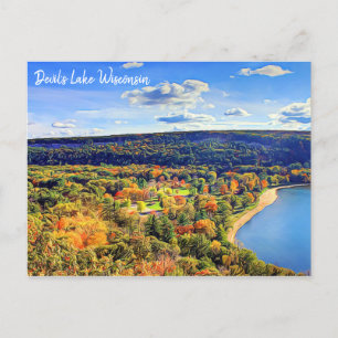 Devil's Lake Wisconsin Postcard