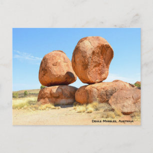Devils Marbles, Australia  Holiday Postcard