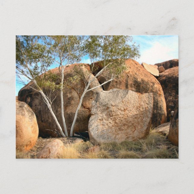 Devils marbles postcard (Front)