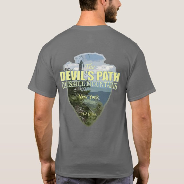 Devils Path (arrowhead) T-Shirt (Back)