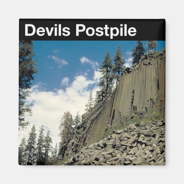Devils Postpile National Monument Magnet (Front)