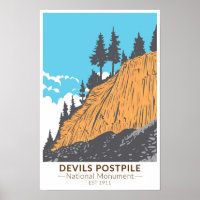 Devils Postpile National Monument Vintage