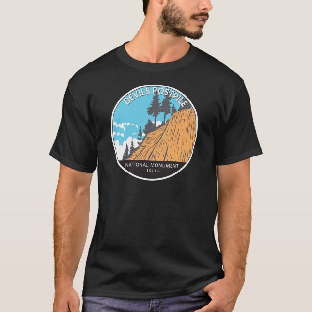 Devils Postpile National Monument Vintage T-Shirt (Front)