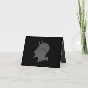 Devil's Profile - Greeting & Note Card
