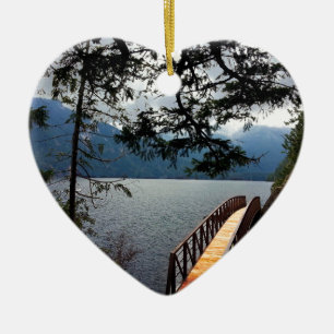 Devils Punch Bowl Olympic National Park Ceramic Tree Decoration