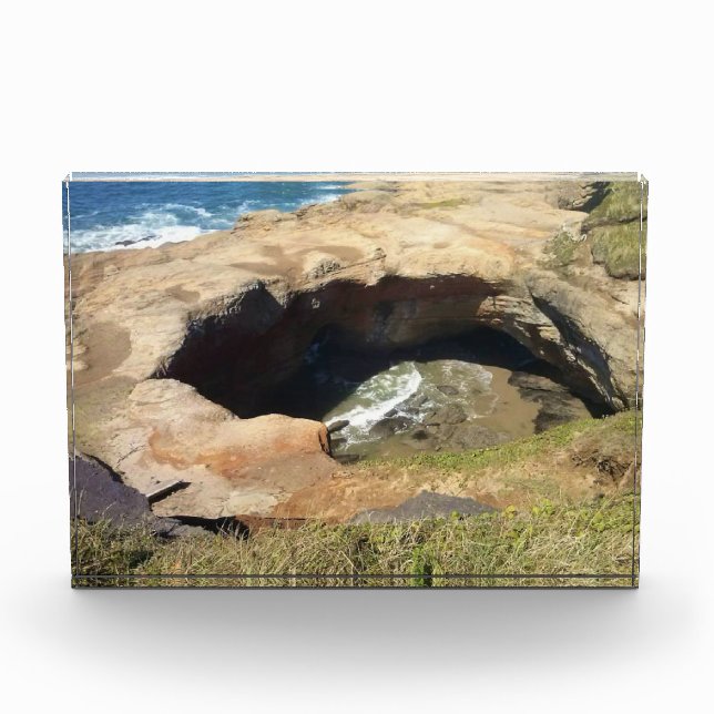 Devil's Punchbowl, Oregon Coast Photo Block (Front)