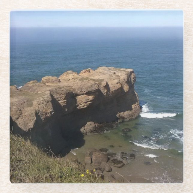 Devil's Punchbowl State Park Glass Coaster (Front)