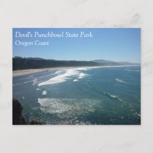 Devil's Punchbowl State Park, Oregon Coast Postcard