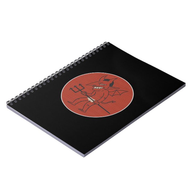 Devil's Satanist original personalized notebook. Notebook (Left Side)