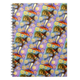 DEVIL'S TAIL WITCH & BAT WINGS, STARRY NIGHT SEXY NOTEBOOK