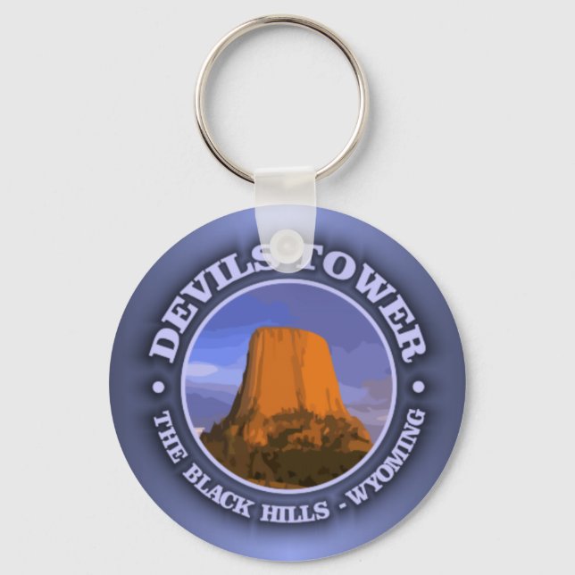 Devils Tower 3 Key Ring (Front)