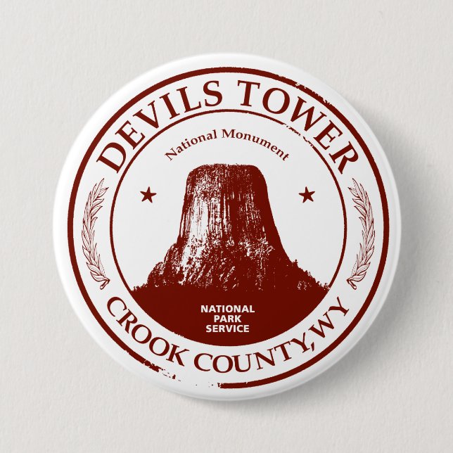 Devils Tower 7.5 Cm Round Badge (Front)