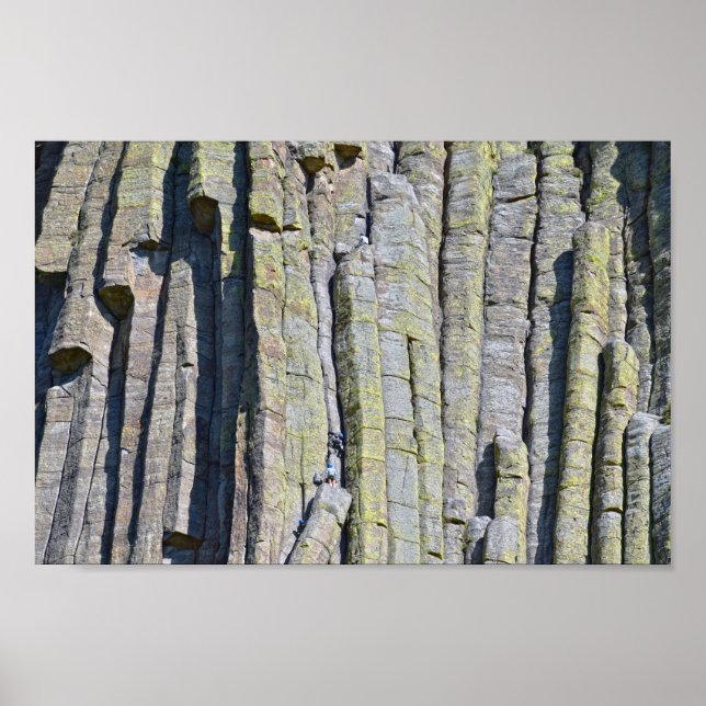 Devils Tower Climbers Poster (Front)