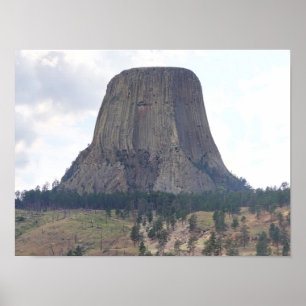 Devil's Tower, Devil's Tower National Monument, WY Poster