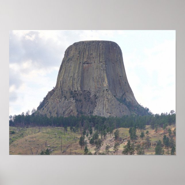 Devil's Tower, Devil's Tower National Monument, WY Poster (Front)