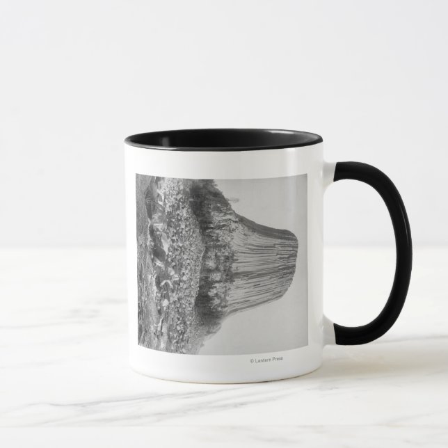 Devil's Tower from the West with Fallen Mug (Right)