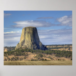 Devils Tower National Monument 3 Poster