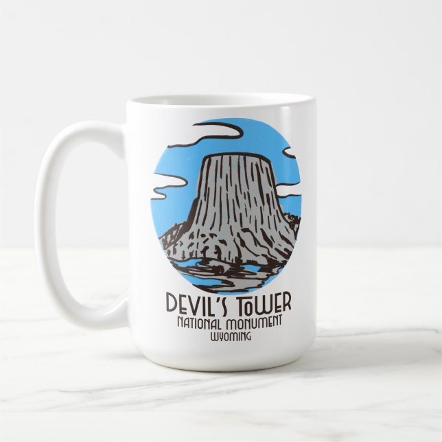 Devil's Tower National Monument Coffee Mug (Left)