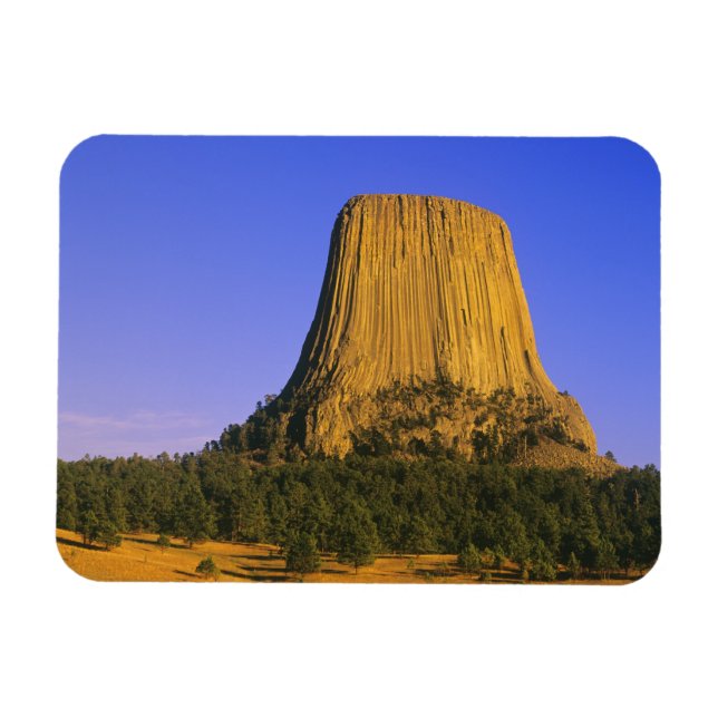Devils Tower National Monument in Wyoming Magnet (Horizontal)
