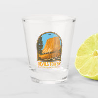 Devils Tower National Monument Wyoming Emblem