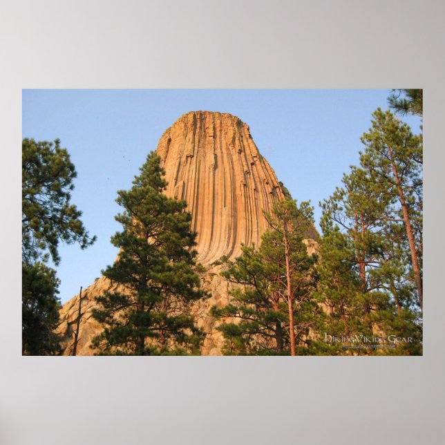 Devils Tower National Monument, Wyoming Poster (Front)