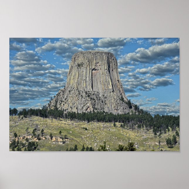 Devils Tower National Monument, Wyoming Poster (Front)