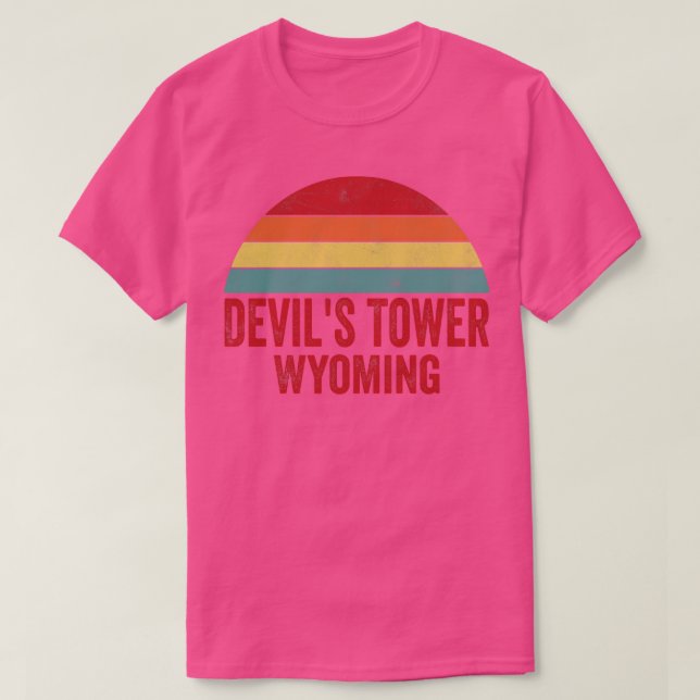 Devils Tower National Monument Wyoming T-Shirt (Design Front)