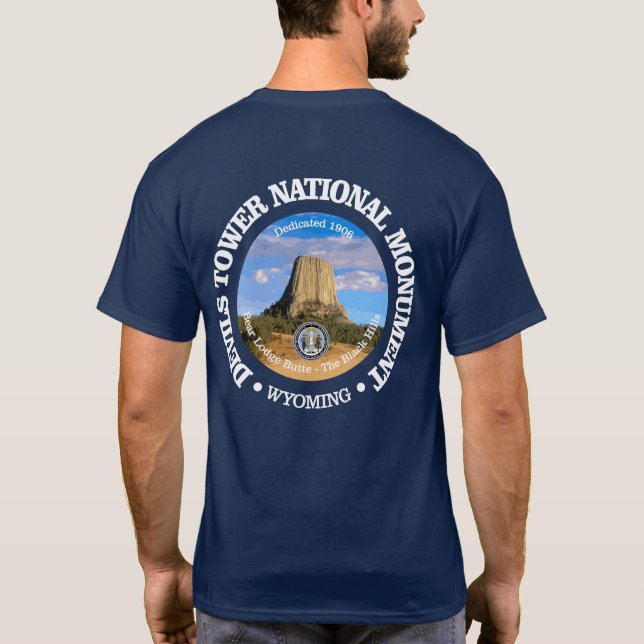 Devils Tower (NM) T-Shirt (Back)