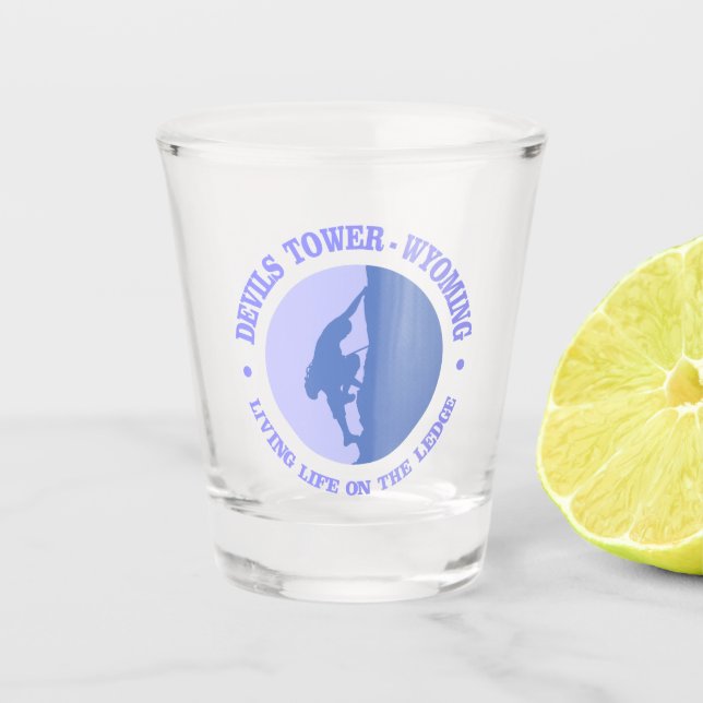 Devils Tower (RD) Shot Glass (Front)