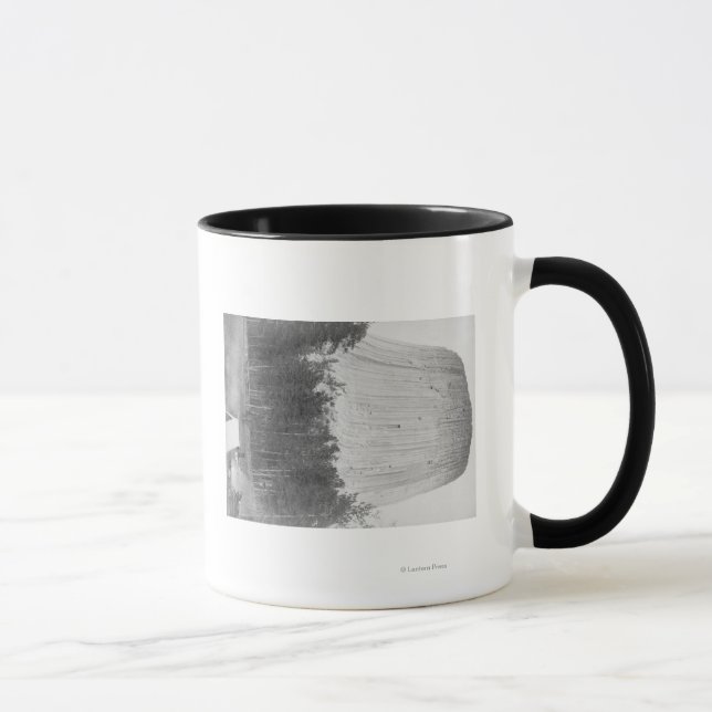Devil's Tower with 4 People in the Foreground Mug (Right)