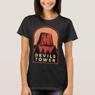 Devils Tower WY National Monument Raglan Baseball T-Shirt