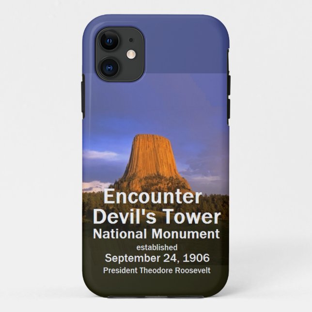 Devil's Tower WYOMING Case-Mate iPhone Case (Back)