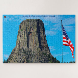 Devil's Tower Wyoming Jigsaw Puzzle