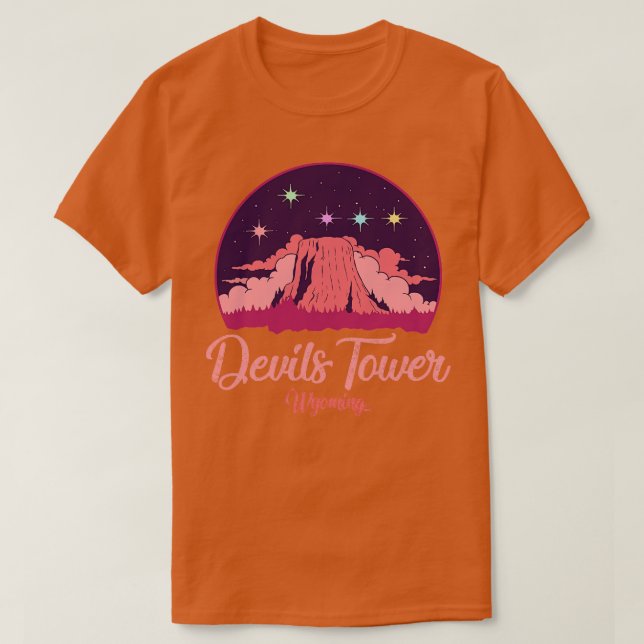 Devils Tower Wyoming T-Shirt (Design Front)