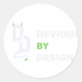 Devious by Design Sticker