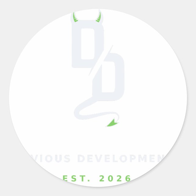Devious Developments - Est. 2026 Sticker (Front)