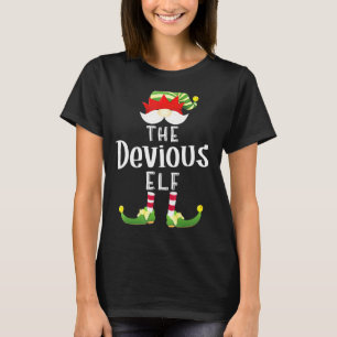 Devious Elf Group Christmas Pajama Party T-Shirt