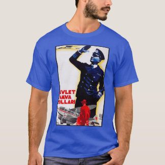 Devlet Hava Yollari vintage travel poster T-Shirt