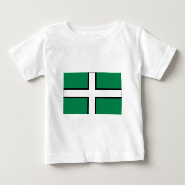 Devon Flag Baby T-Shirt (Front)