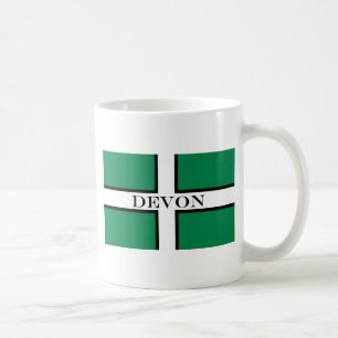 Devon flag coffee mug