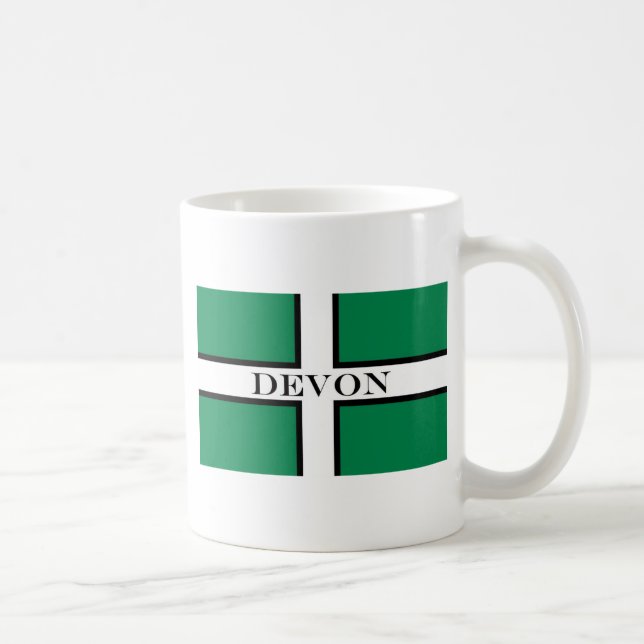 Devon flag coffee mug (Right)
