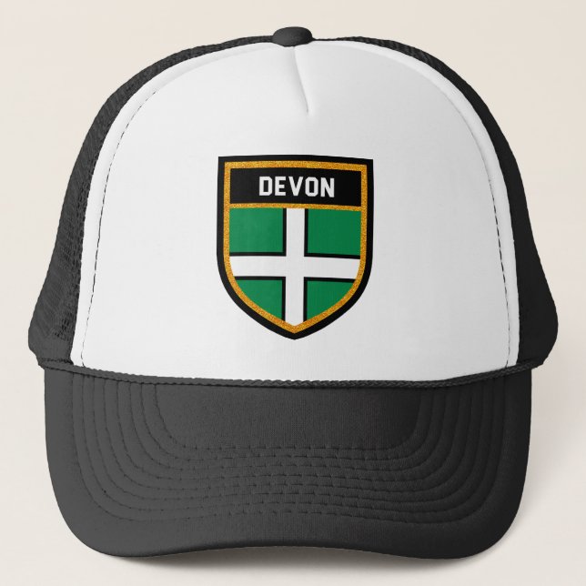 Devon Flag Trucker Hat (Front)
